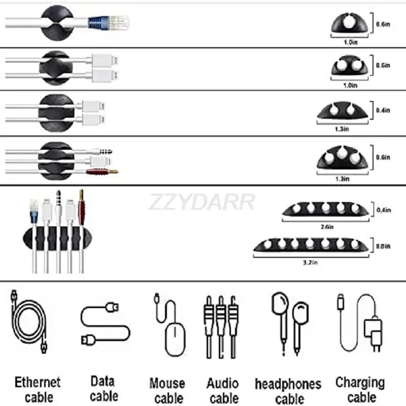 Dormella Cable Kit, Cable Clips and Organizers, alternate view 2